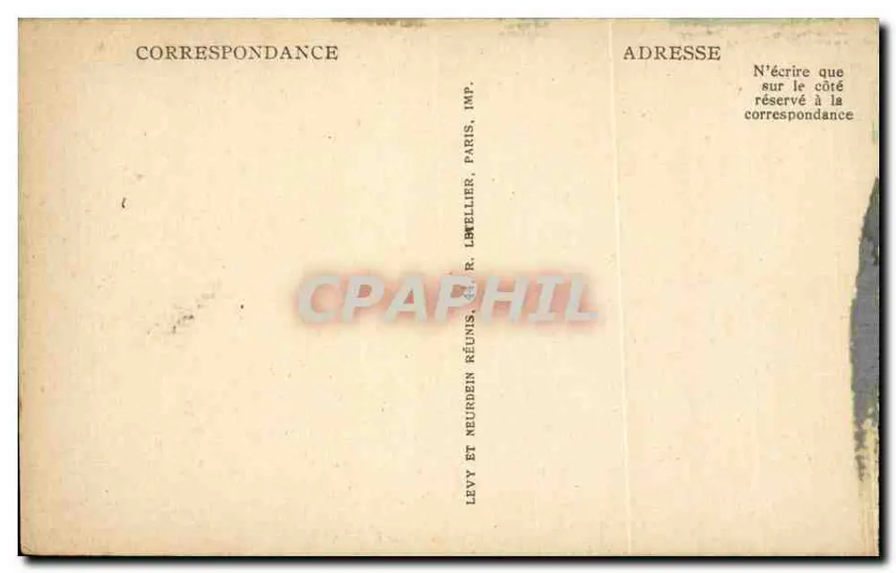 Calais — O Hotel de Ville (Debrouwer, arquiteto) — LL n°118 - Verso