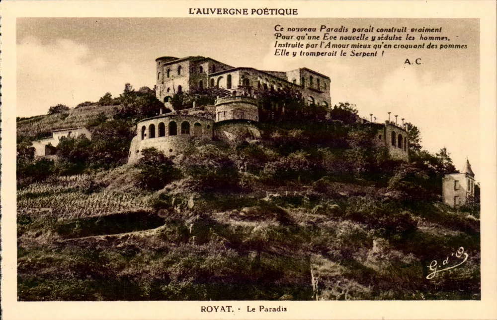 Royat - Das Paradies — Die poetische Auvergne — J. Goutefanges, Verlag (P.-de-D.) - Vorderseite
