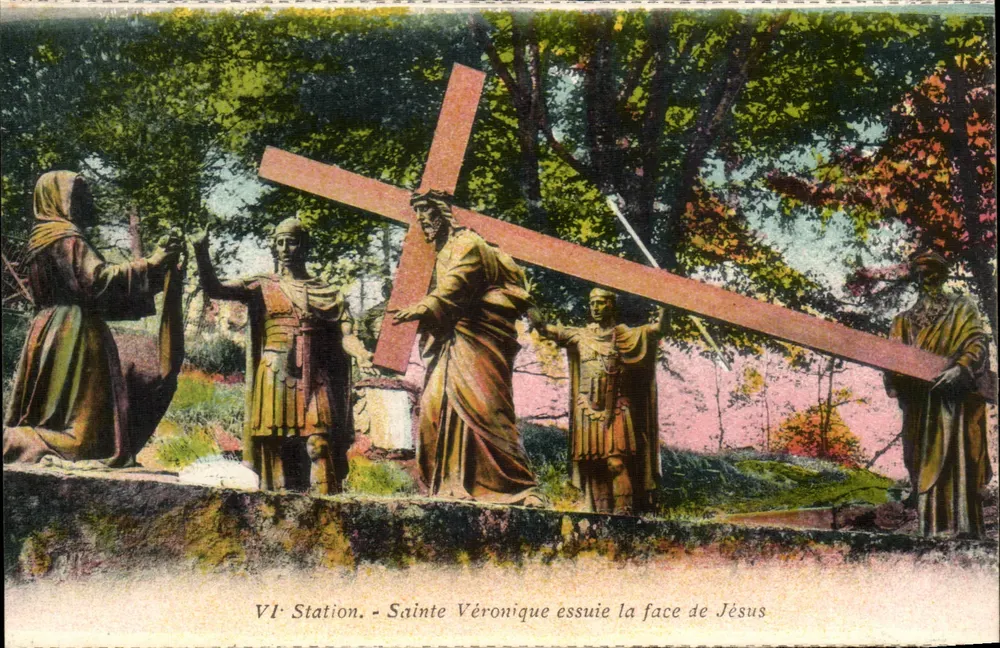VI. Station - Sainte Véronique wischt das Gesicht Jesu — Édition photo Loumault - Vorderseite