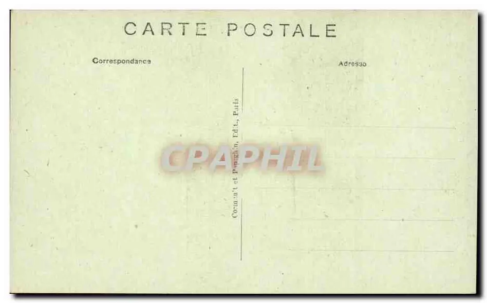 Paris — O Grande Palácio — A.P. n°70 - Verso