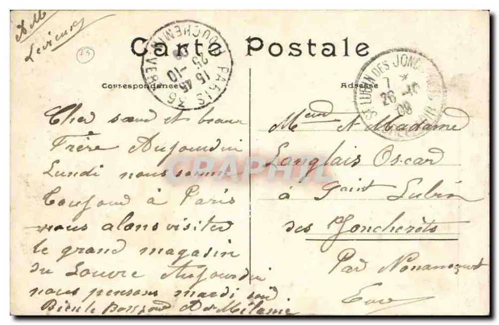 Notre-Dame — vue de la façade — C. M. n°235 - Verso