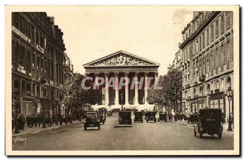 La Madeleine en de Rue Royale — Parijs — Edities d'Arte Yvon - Voorkant