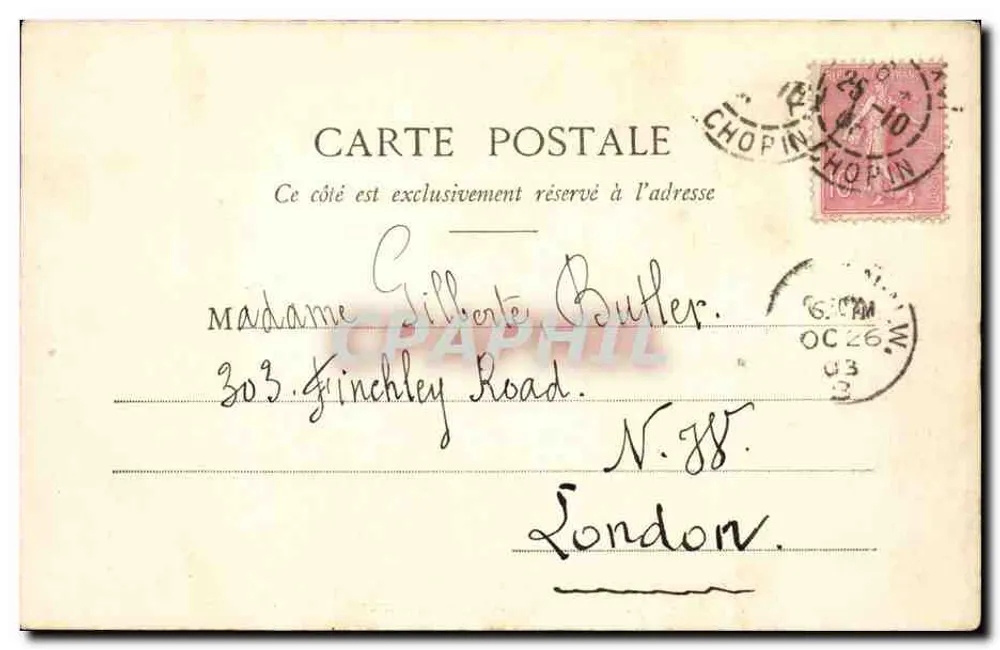 Mairie du XVIe Arrondissement — Paris — éditeur N. 359 - Verso