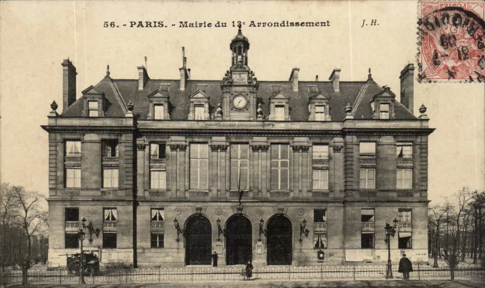 Paris - Rathaus des 13. Arrondissements — J.H. Nr. 56 - Vorderseite