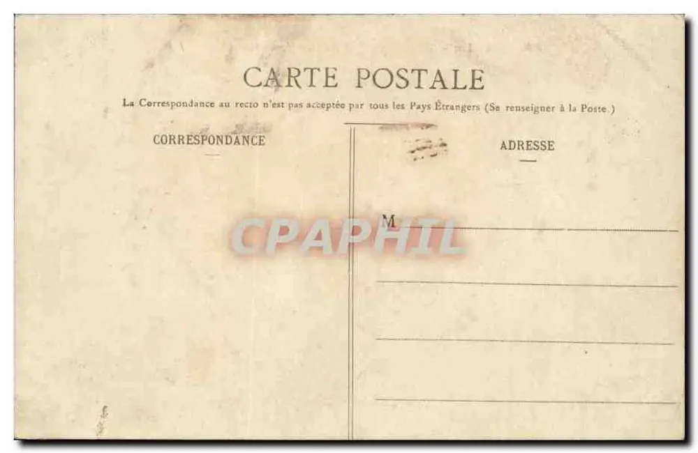Paris - Rathaus des 13. Arrondissements — J.H. Nr. 56 - Rückseite
