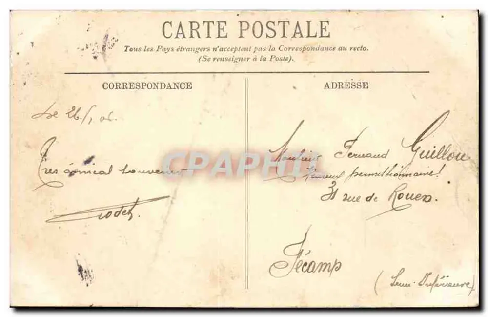 PARIS — Le Boulevard Saint-Denis — LL. — Éditeur LL. — N° 104 - Verso