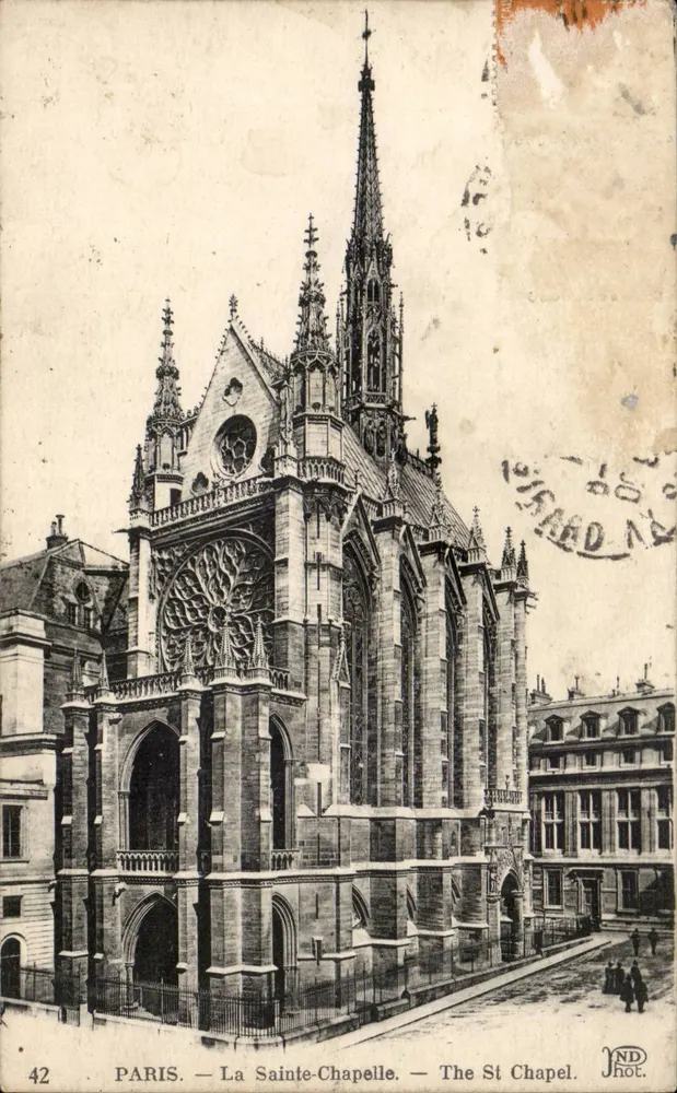 PARIS — A Santa Capela — The St Chapel — NDHOT, n°42 - Frente