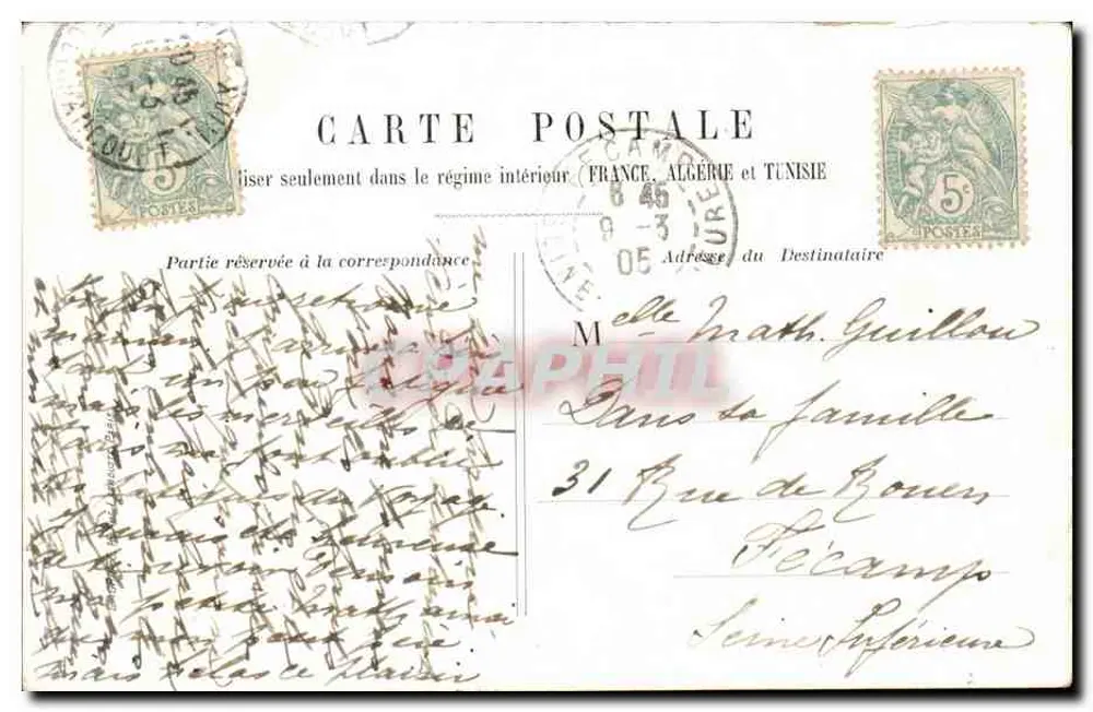 Estação Saint-Lazare — Paris — editor DUVA, n°17 - Verso