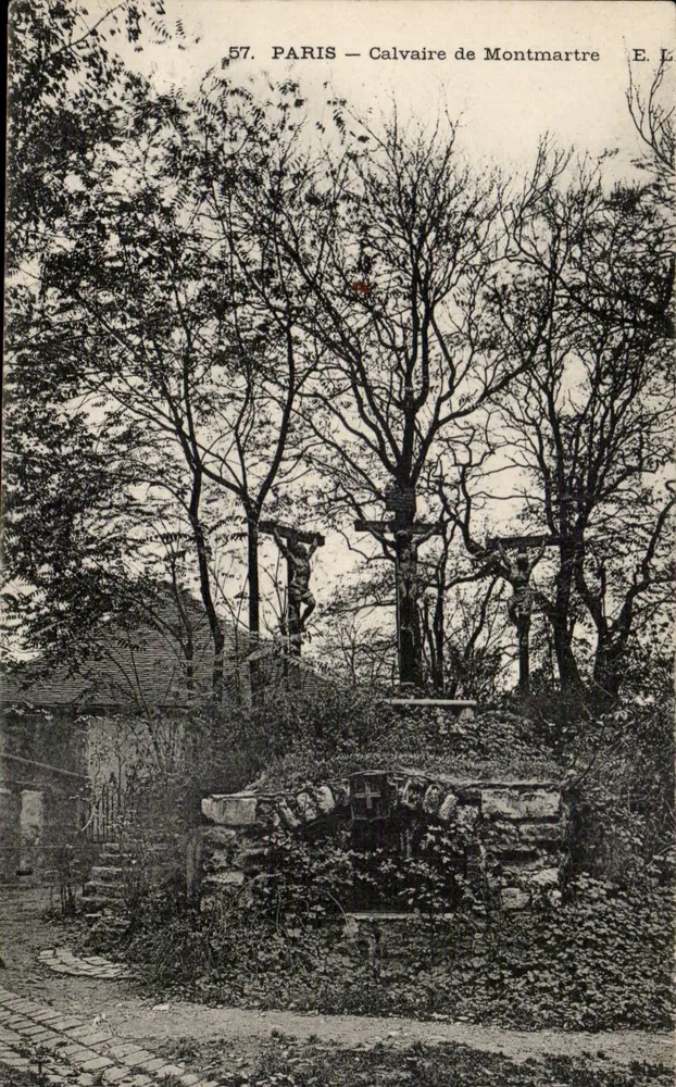 Paris — Calvário de Montmartre — E. L. n°57 - Frente