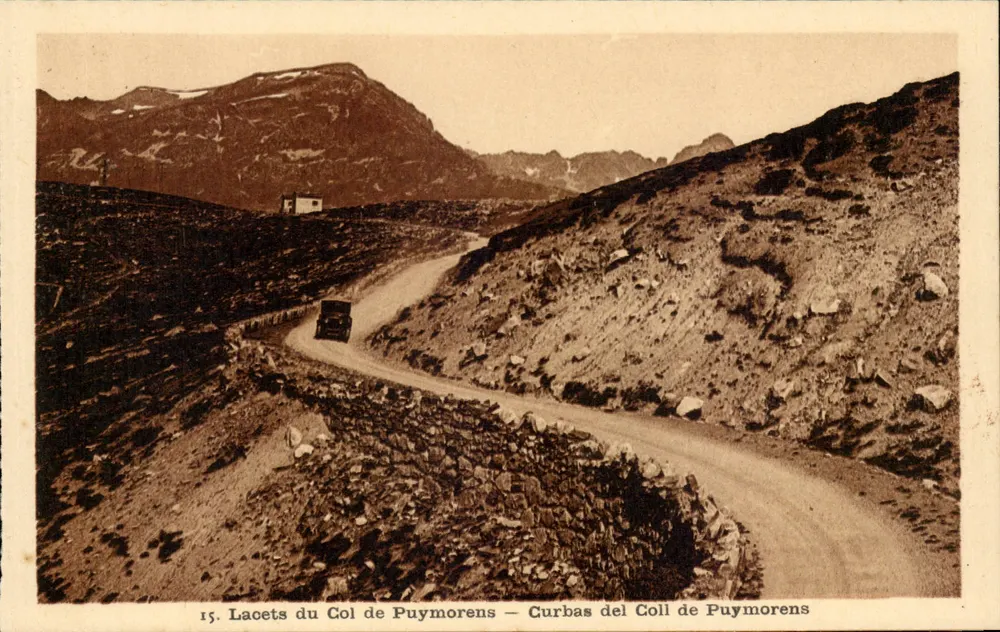Lacets do Col de Puymorens — Curvas del Coll de Puymorens — Editor Médard-Tabac - Frente
