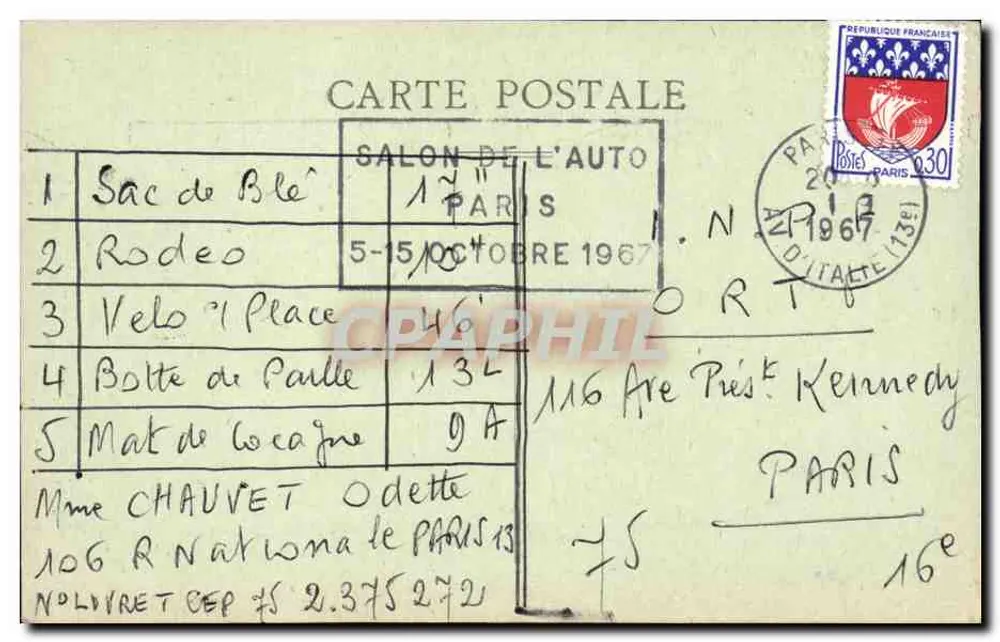 PARIS — A Facha da Catedral de Notre-Dame — Catedral de Notre-Dame — L. V., fot. - Verso