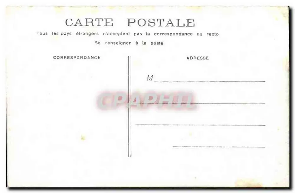 Paris - Ansicht des Théâtre de la Comédie Française — Verlag nicht sichtbar - Rückseite