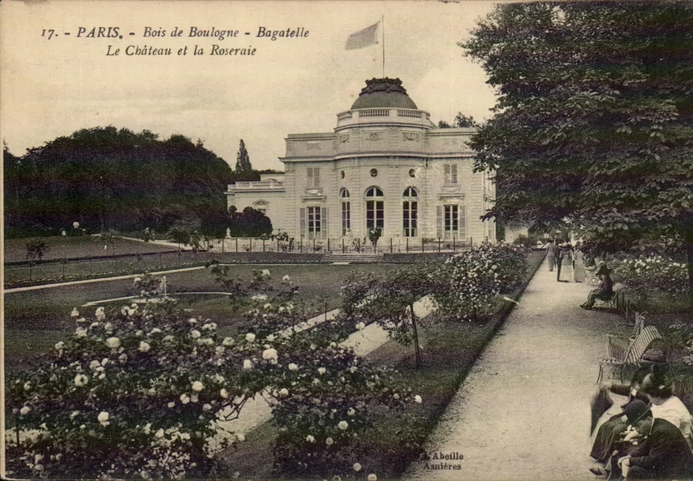 Paris - Bois de Boulogne - Bagatelle - Schloss und Rosenhaus — Abeille Asnières - Vorderseite