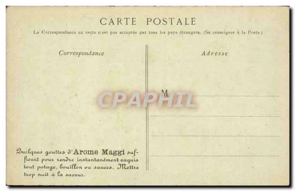 Paris 8 — Igreja de São Agostinho — Fortier & Marotte Paris - Verso