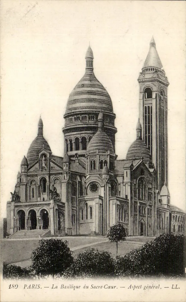 Paris — Die Basilika des Heiligen Herzens — Allgemeiner Blick — LL. — N° 189 - Vorderseite
