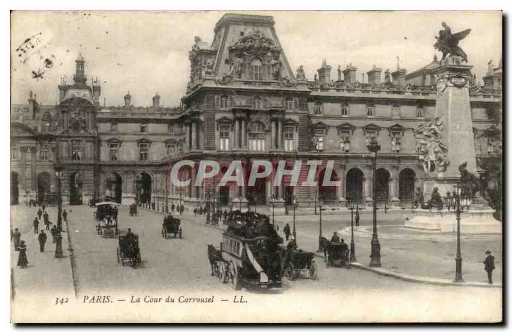 Paris — Die Cour du Carrousel — LL. n°342 - Vorderseite