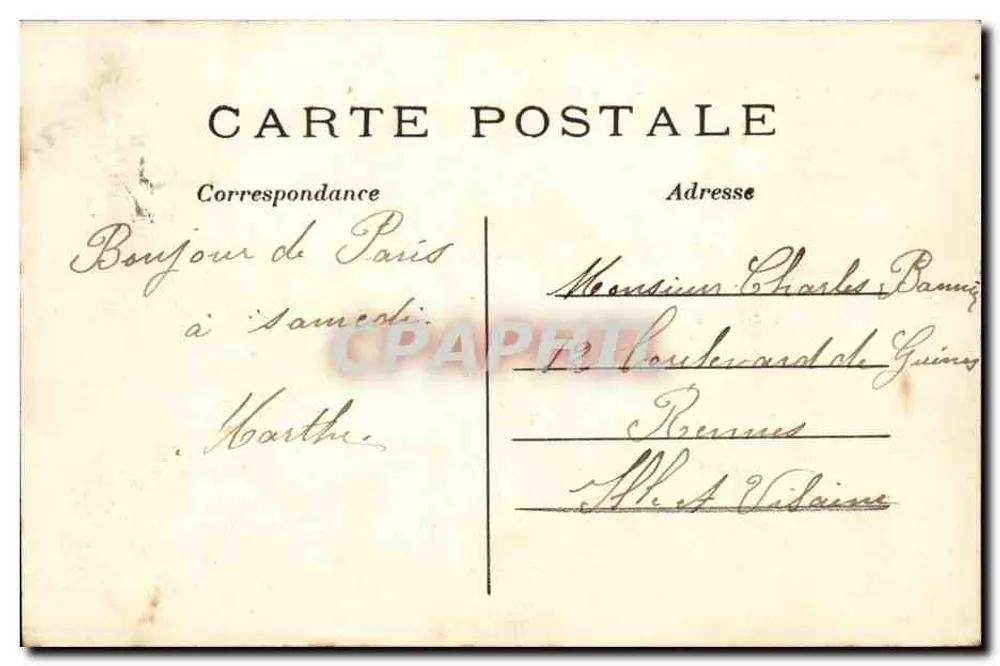 Paris – Notre-Dame – Fachada lateral — C.M. n°236 - Verso