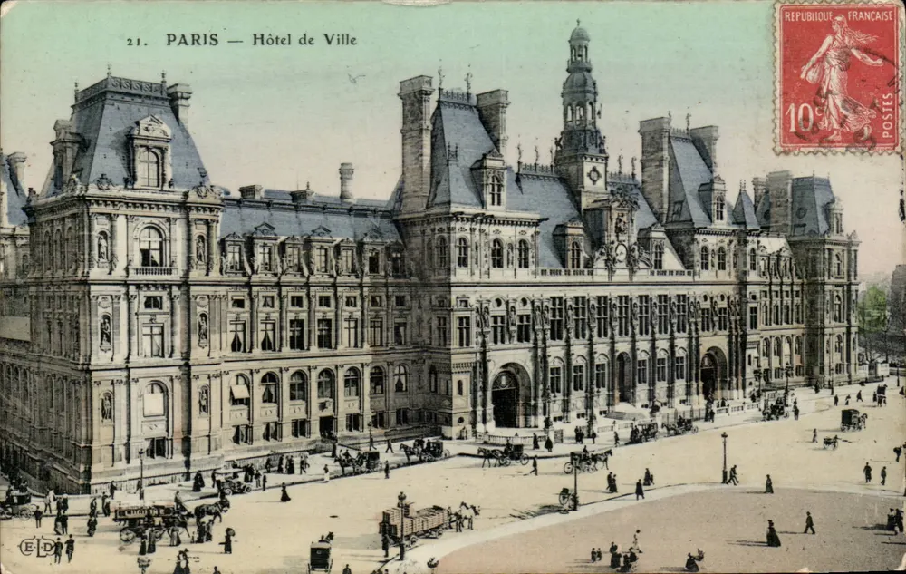 PARIS — Hotel de Ville — Editor ELD, n°21 - Frente
