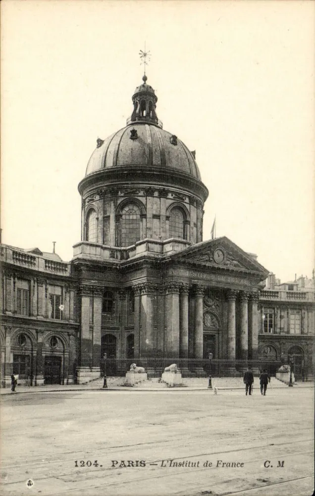 Paris — O Instituto da França — C.M. n°1204 - Frente