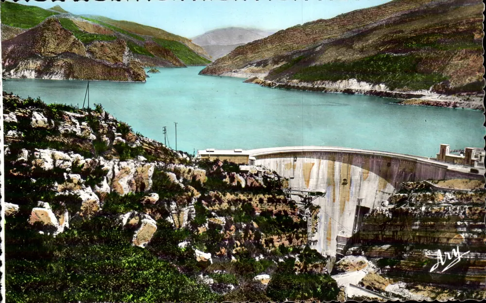 Pittoreische Schluchten des Verdon — Der Staudamm von Castillon — Edition TARDY — Nr. 4 - Vorderseite