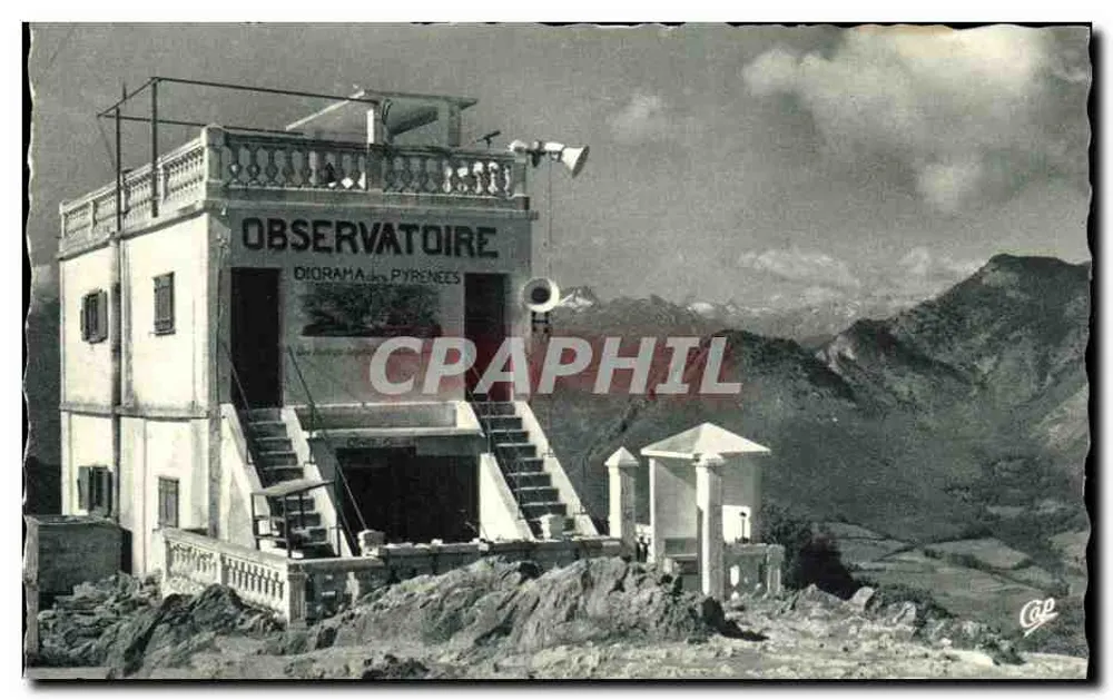 O Observatório — Diorama das Pirineus — Edição especial Lourdes « Pic do Jer » - Frente