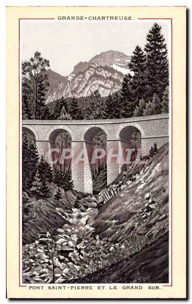 Brücke Saint-Pierre und Grand Som — Grande-Chartreuse — Verlag nicht sichtbar - Vorderseite
