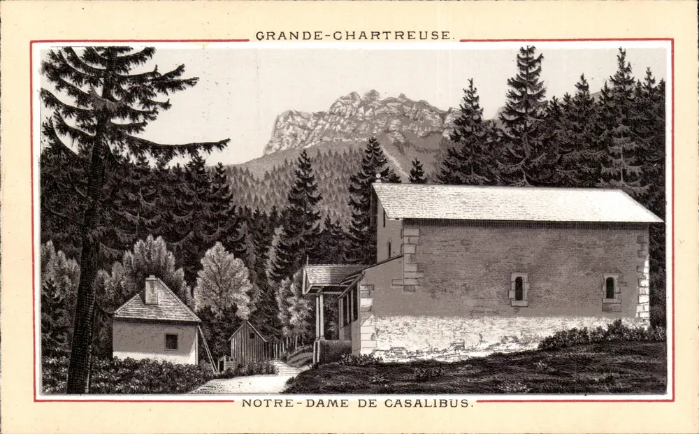 Grande-Chartreuse — Nossa Senhora de Casalibus — editor não identificado, número de série não visível - Frente