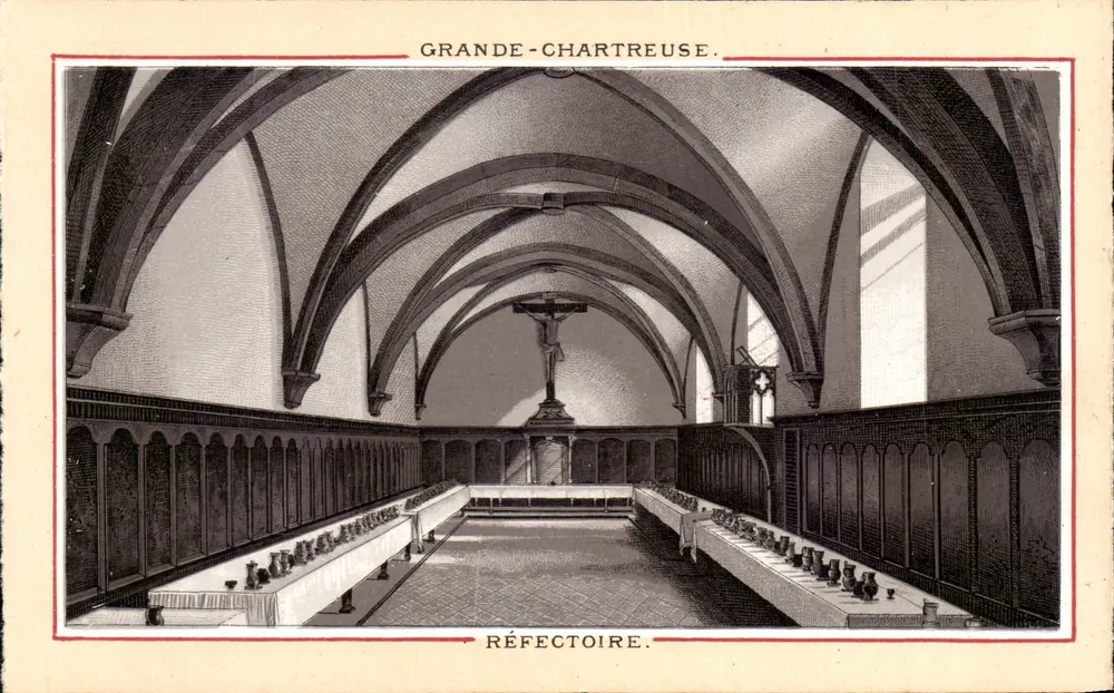 Grande-Chartreuse — Refeitório — Editor não identificado, n° de série não visível - Frente