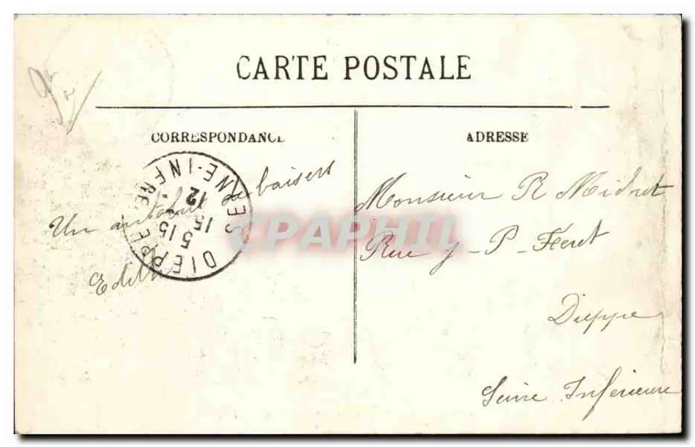 Paris — Die Place de l'Opéra und die Metro-Station — LL. n° 780 - Rückseite