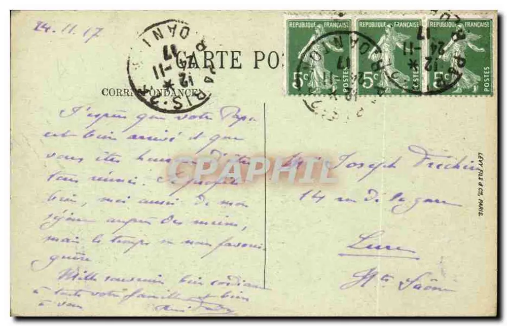 Paris — A Escola de Minas — LL, n°611 - Verso