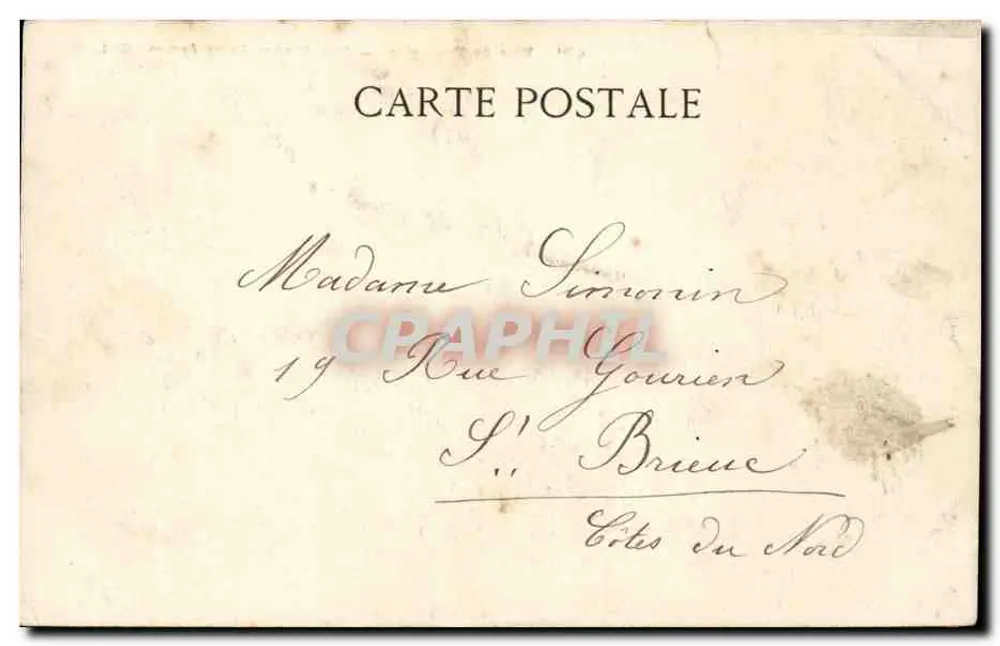 Bois de Boulogne — Les Etangs Saint-James — C.L.C. Nr. 481 - Rückseite