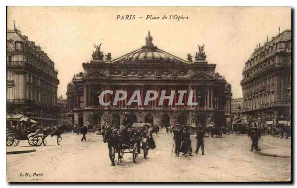 PARIS — Place de l'Opéra — L. D., Paris - Vorderseite