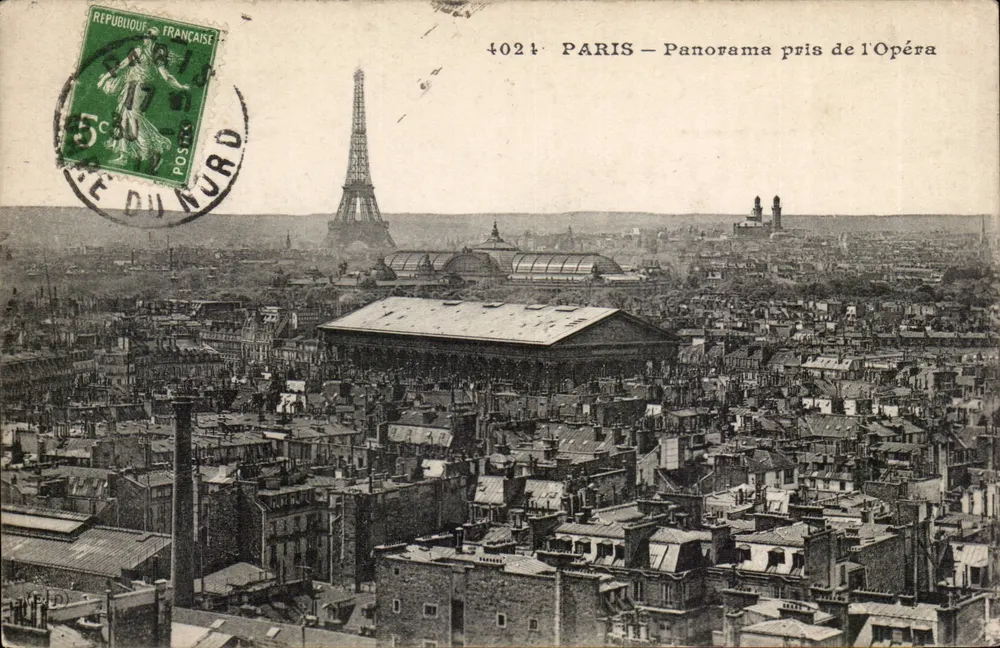 PARIS – Panorama tirado do Ópera — 4024 — Editor: POSTER DU NORD - Frente