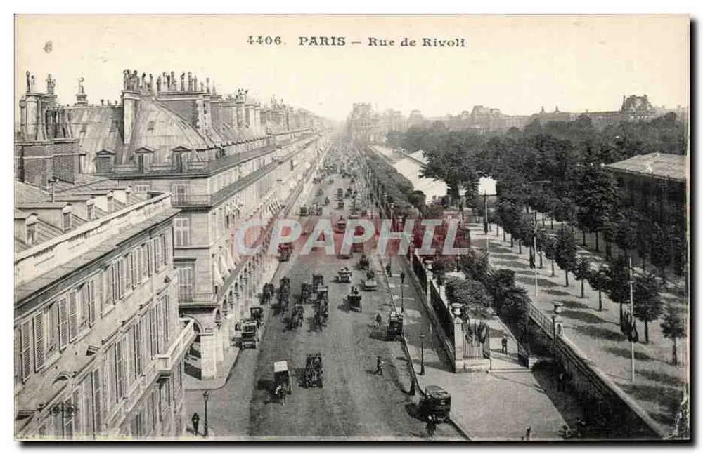 Paris — Rue de Rivoli — 4406 - Frente