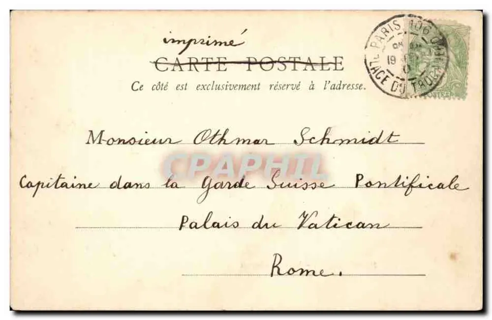 Rue Soufflot - O Panteão — Paris — B.F. Paris n°80 - Verso