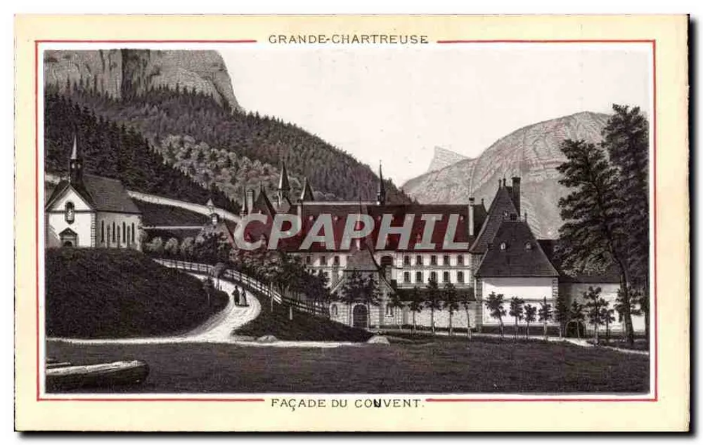 Grande-Chartreuse — Fachada do Convento — Editor não identificado - Frente