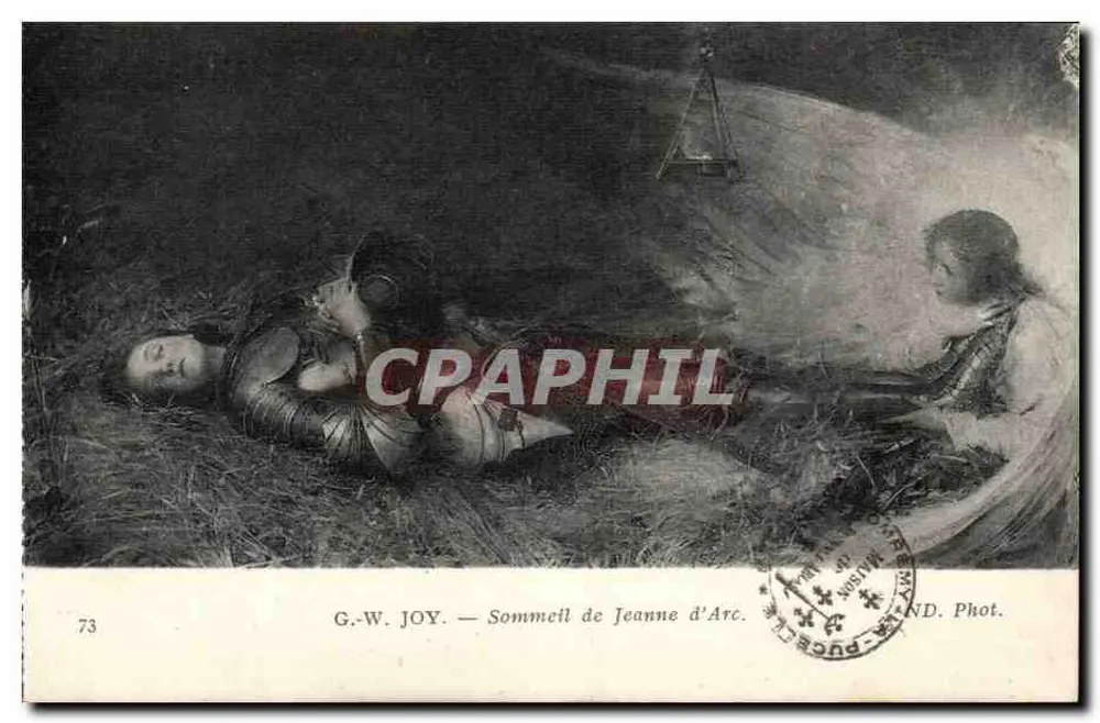Schlaf der Jungfrau von Orleans — G.W. Joy — Phot. ND - Vorderseite