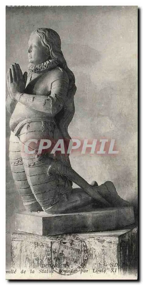 Statue von Ludwig XI — Geschenkt von Ludwig XI — Verleger unbekannt - Vorderseite