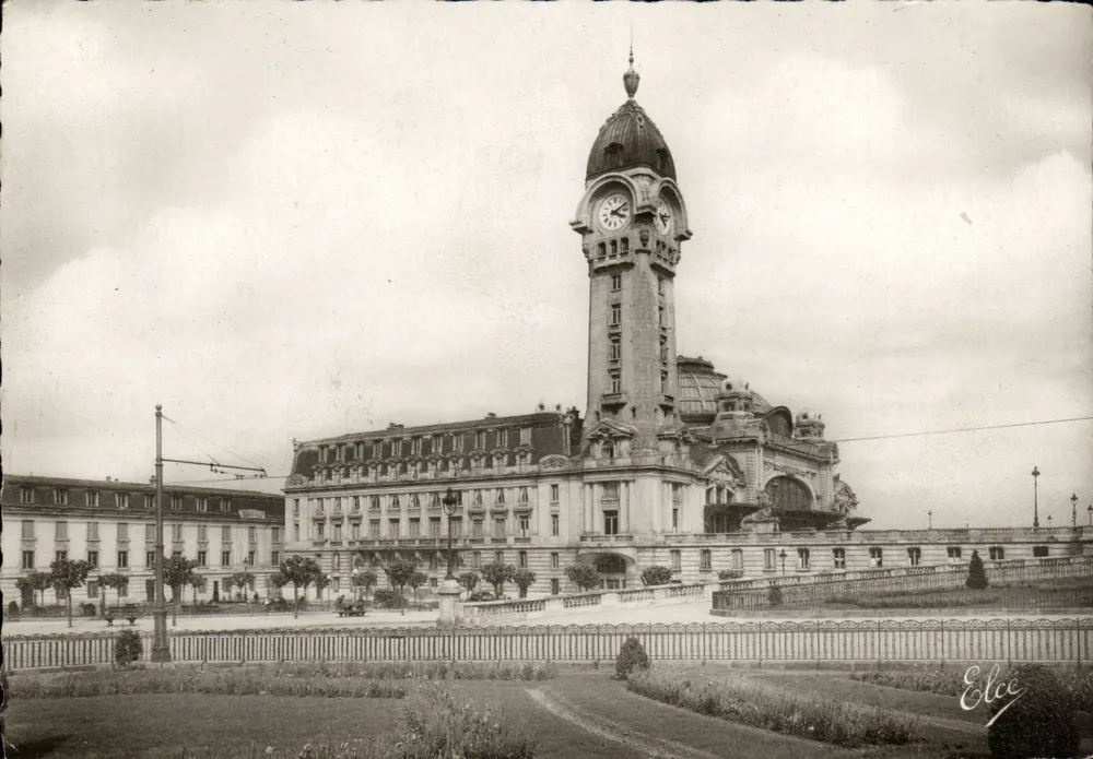 Estação monumental dos Beneditinos — Limoges — Editor Elcée - Frente