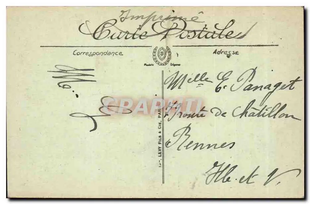 Paris — A Abside da Catedral de Notre-Dame — LL. n°1180 - Verso