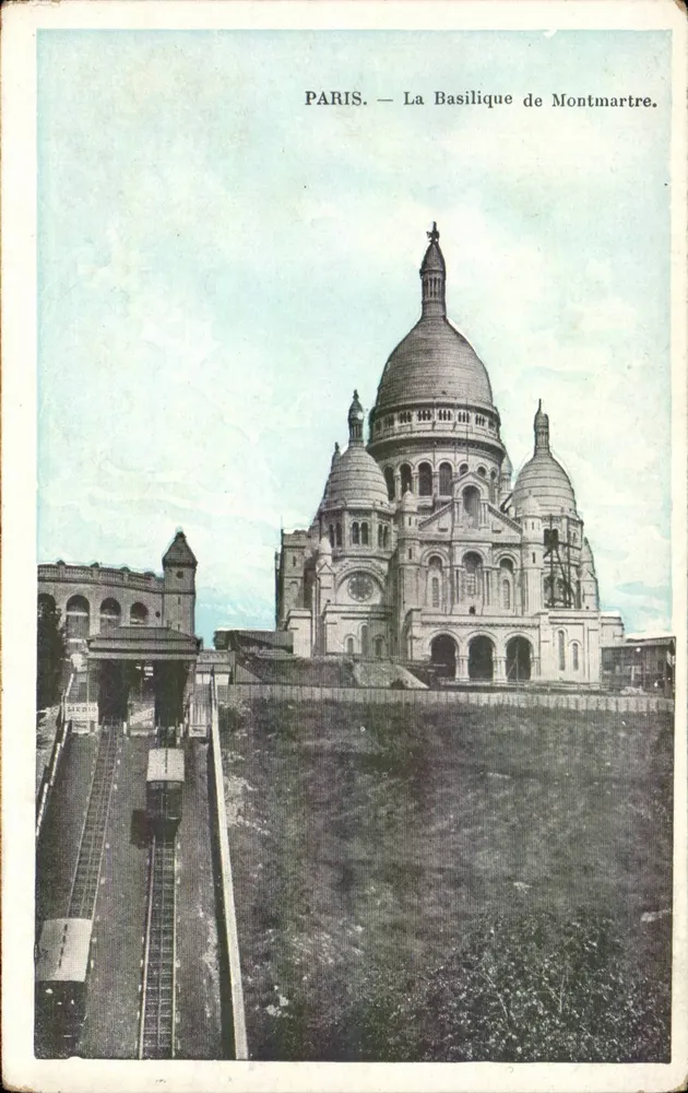 Paris — A Basílica de Montmartre — J.C. Paris - Frente