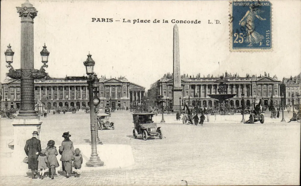 Paris — Die Place de la Concorde — L. D. - Vorderseite