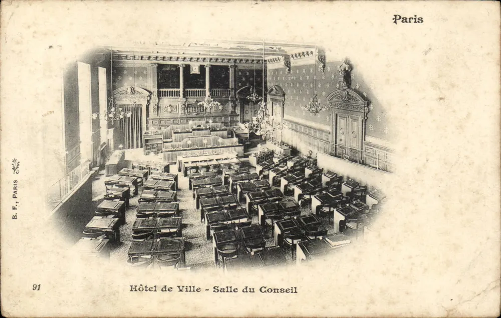 Stadthaus - Ratssaal — Paris — B.F. Paris n°91 - Vorderseite