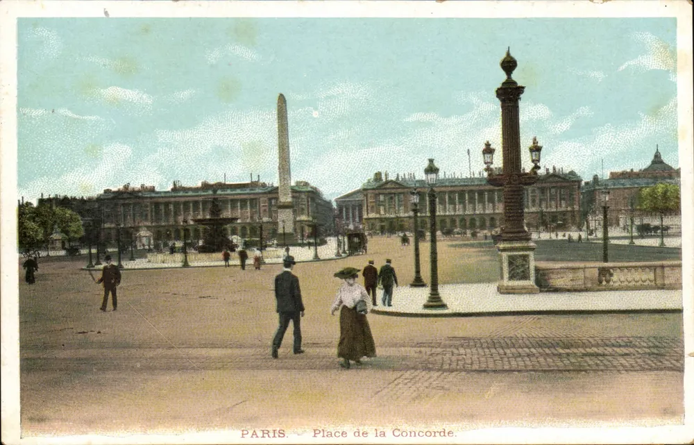 Paris — Place de la Concorde — editor não identificado - Frente