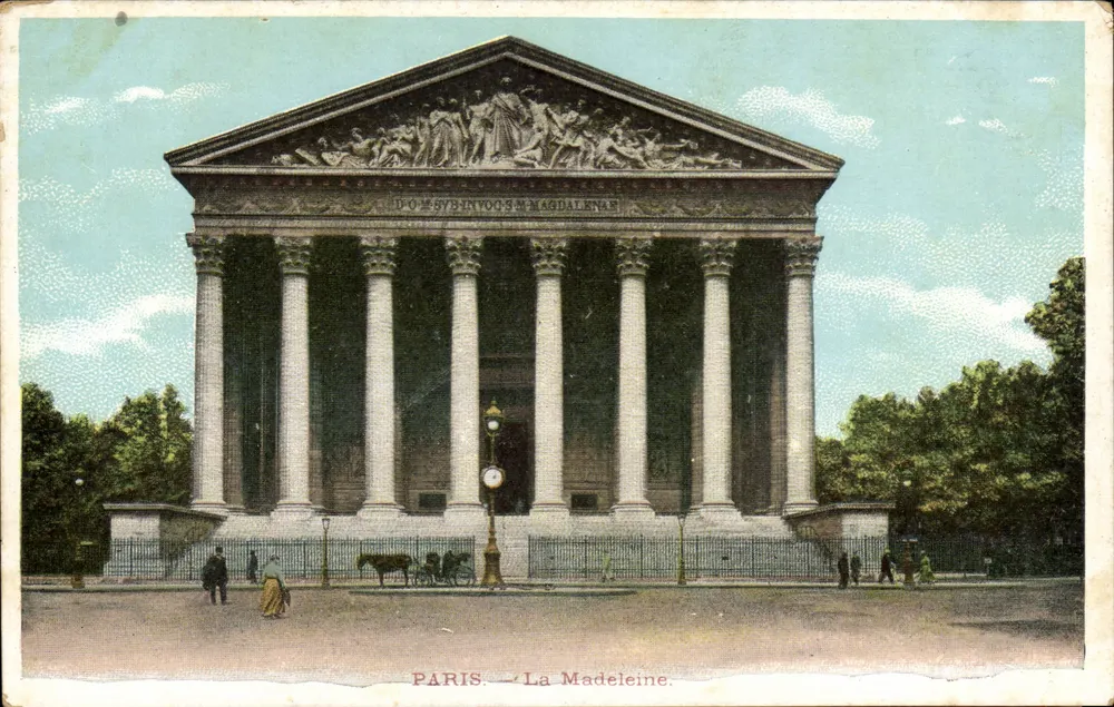 Paris — A Madeleine — editor não identificado - Frente