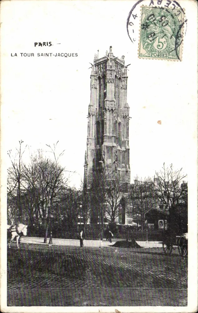Paris — La Tour Saint-Jacques — éditeur non visible - Frente