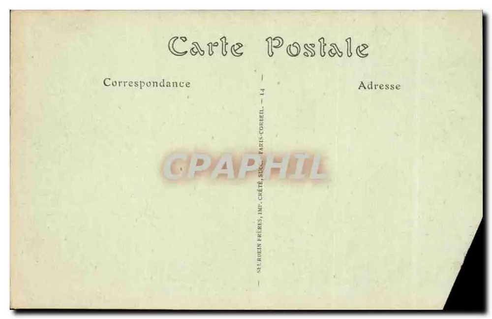 Paris — Die Place de l'Étoile und der Arc de Triomphe — ND Phot. - Rückseite