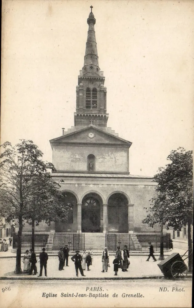 Kirche Saint-Jean-Baptiste de Grenelle — Paris — ND. Phot. - Vorderseite