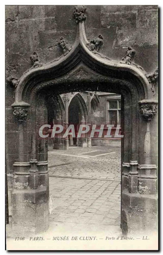 Paris — Museu de Cluny — Porta de Entrada — LL. — n° 1746 - Frente