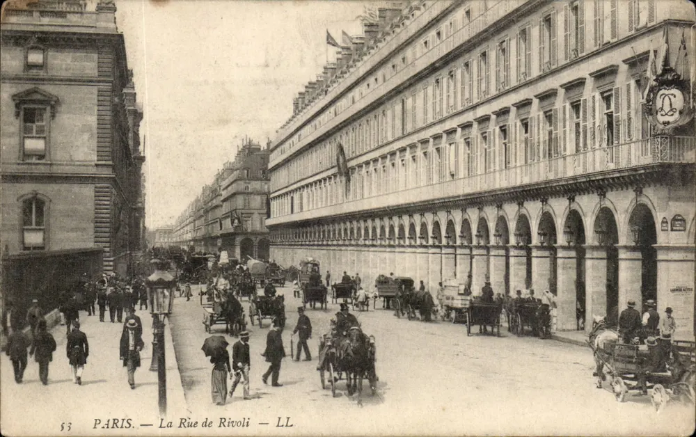 Paris — La Rue de Rivoli — LL - Vorderseite